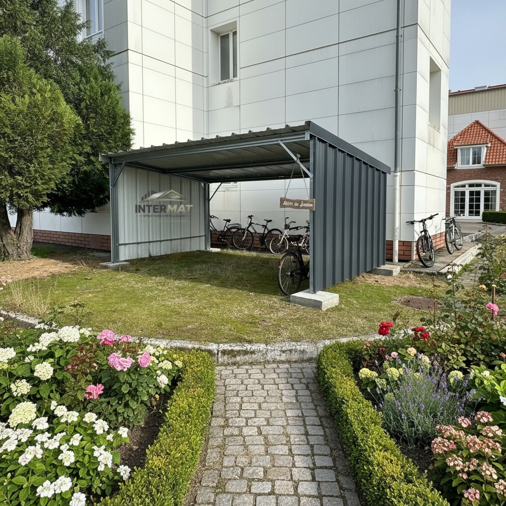 Abri de jardin métallique INTERMAT