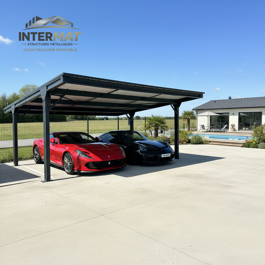 carport métal , carport en kit, carport voiture