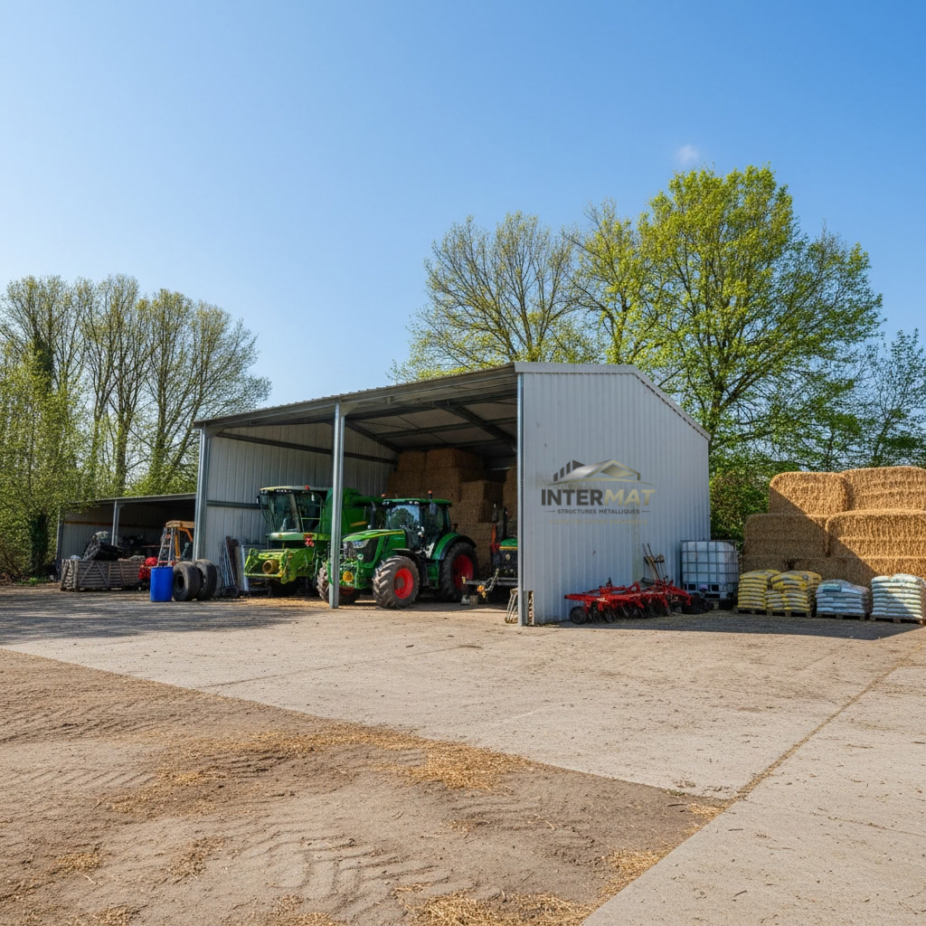 Abri pour tracteur et engins agricoles